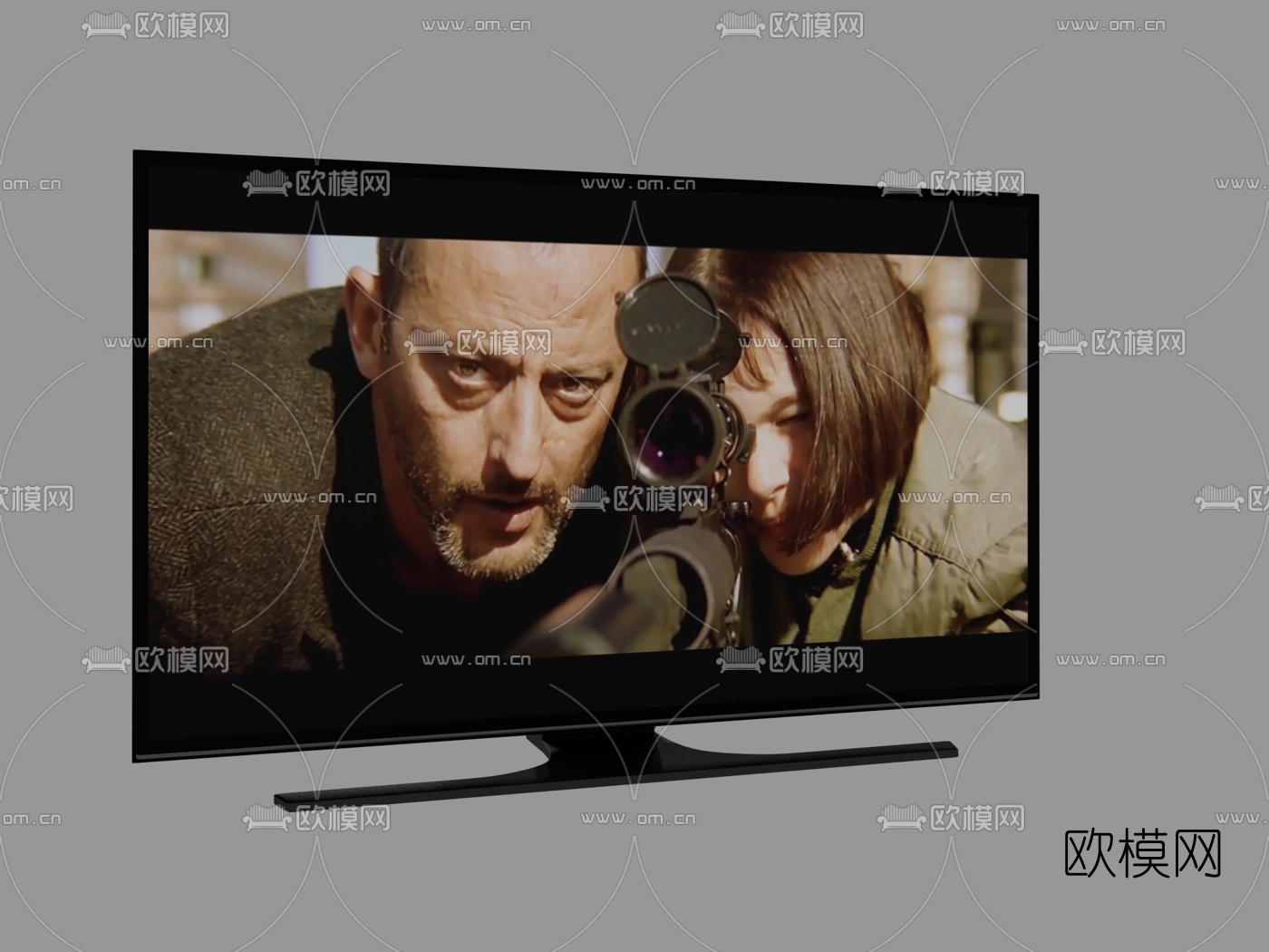 现代智能4K网络液晶电视3d模型