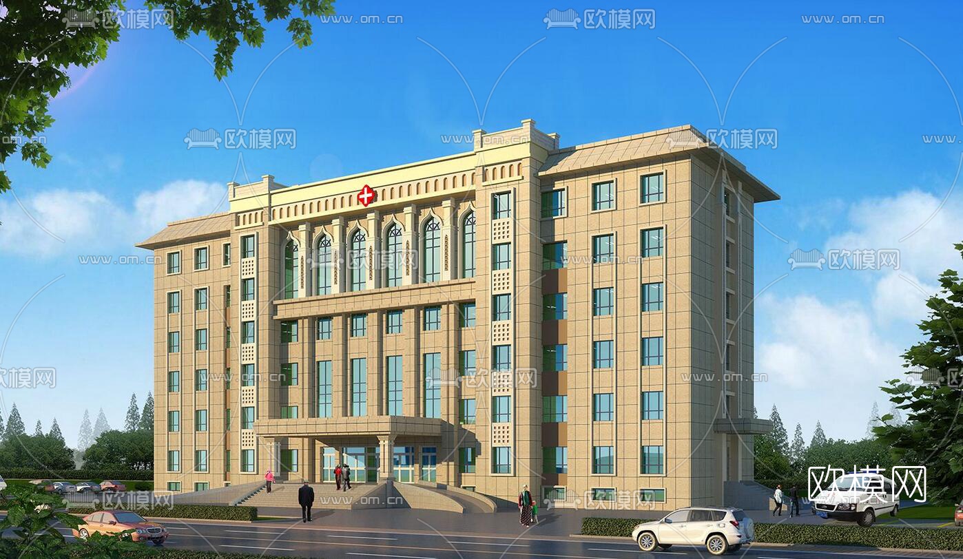 现代医院su模型