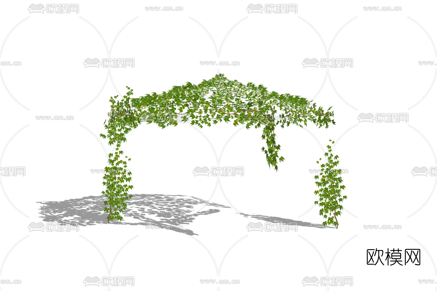 现代婚庆花门免费su模型下载