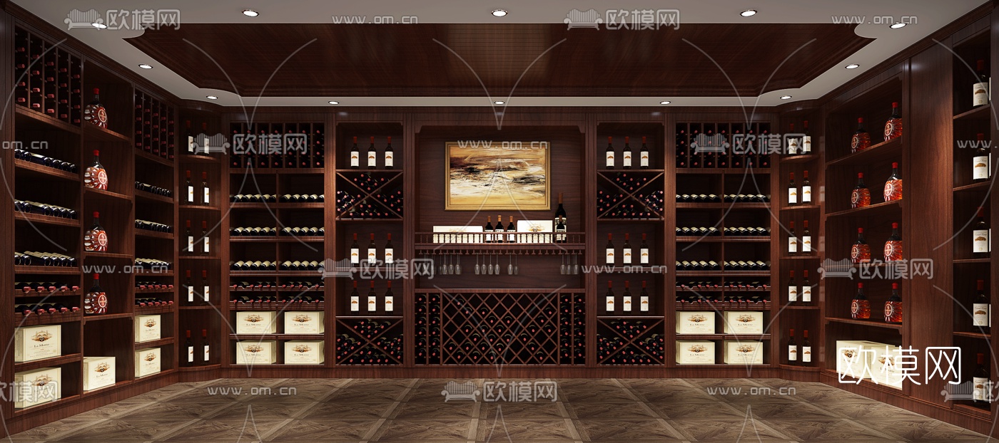 欧式酒窖免费3d模型下载