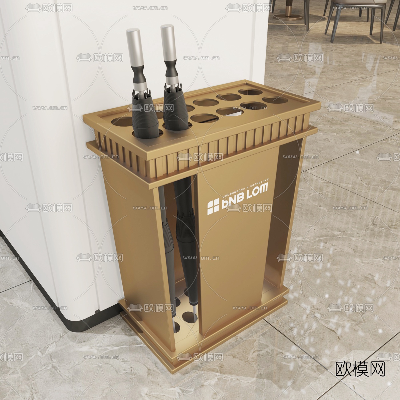 现代雨伞伞架3d模型下载（渲染图5）