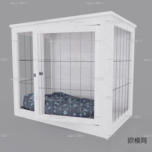 现代狗窝免费3d模型下载