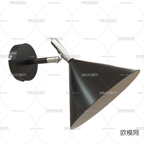 现代壁灯免费3d模型下载(渲染图1)