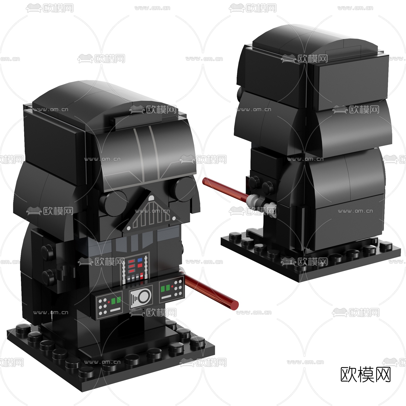 现代黑武士玩具3d模型下载