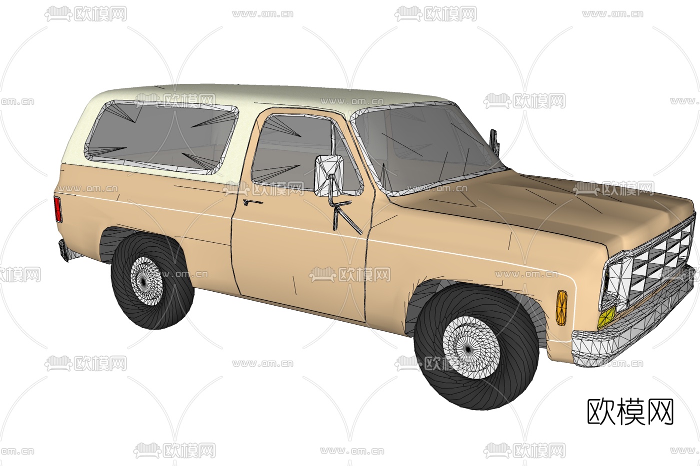 现代汽车su模型下载