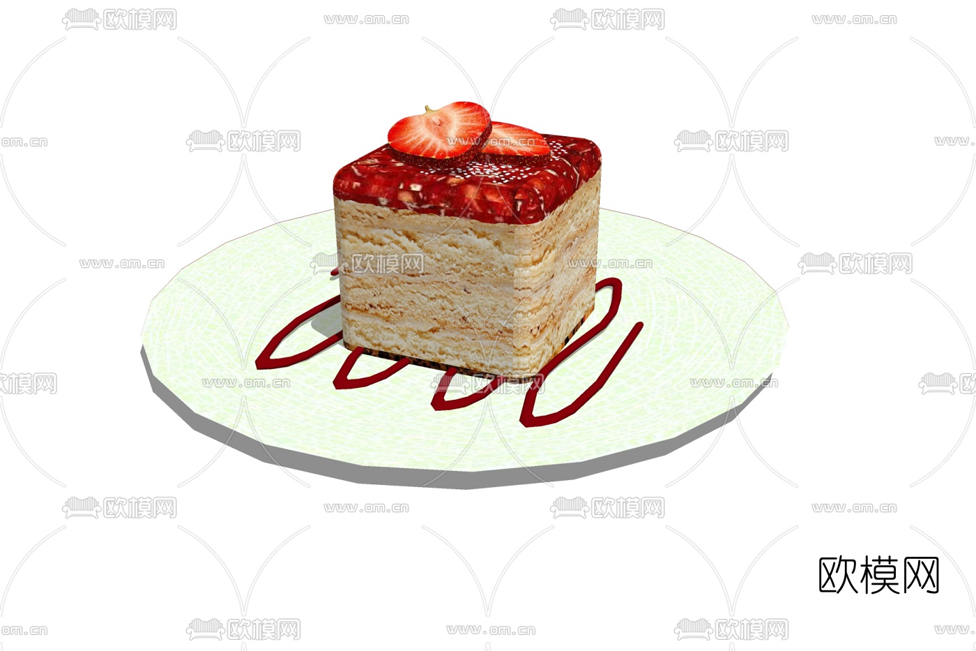 现代落地扇su模型下载