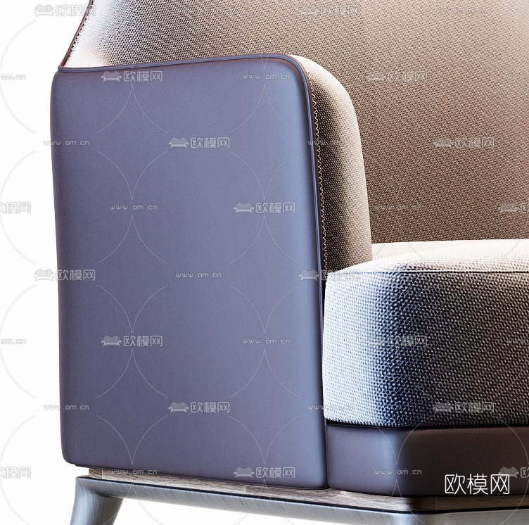 现代休闲沙发椅3d模型