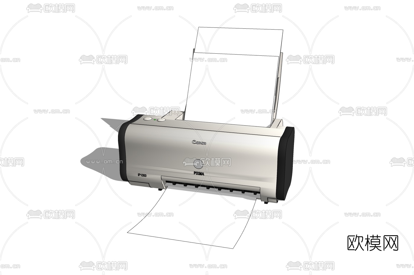现代打印机免费su模型下载
