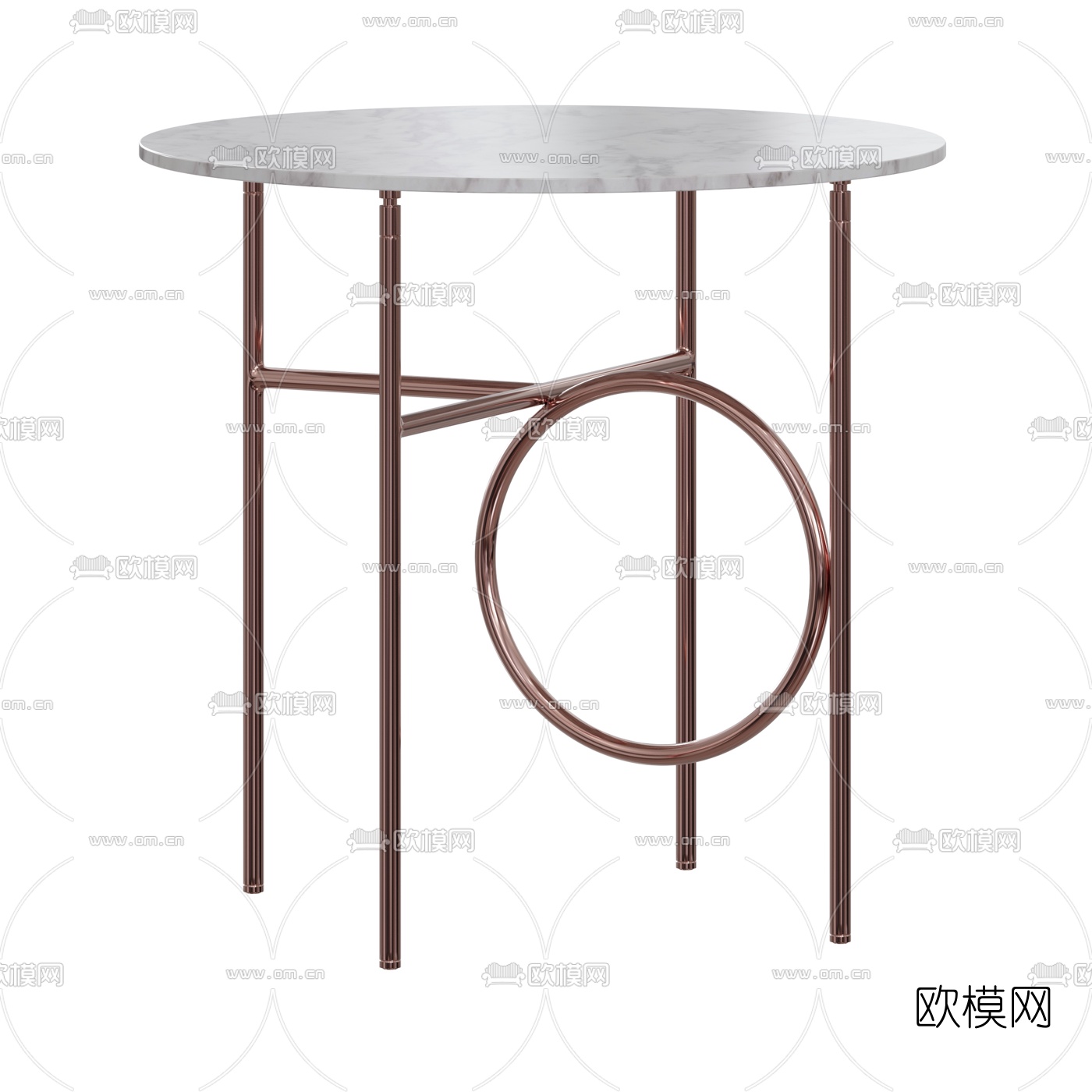 Minotti现代圆几茶几组合3d模型下载（渲染图5）