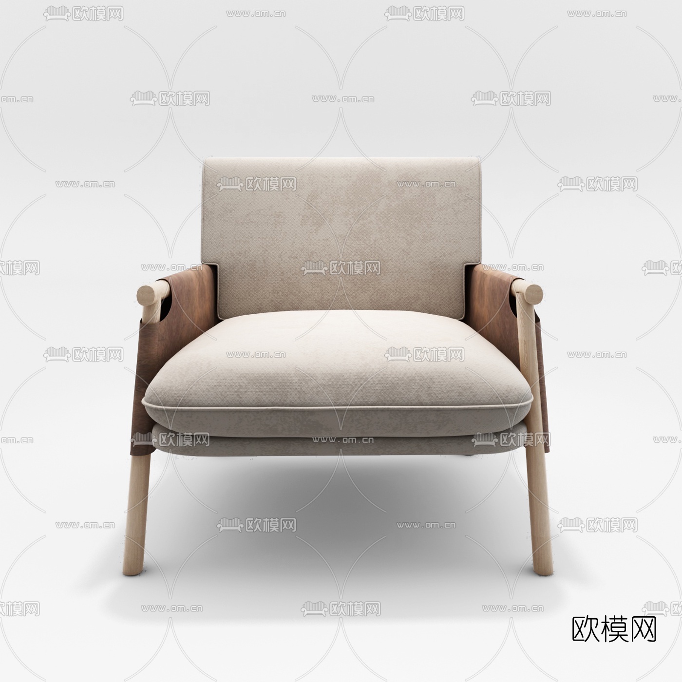 现代双人沙发3d模型