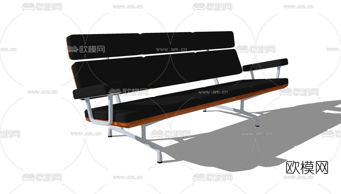 现代公用椅免费su模型下载