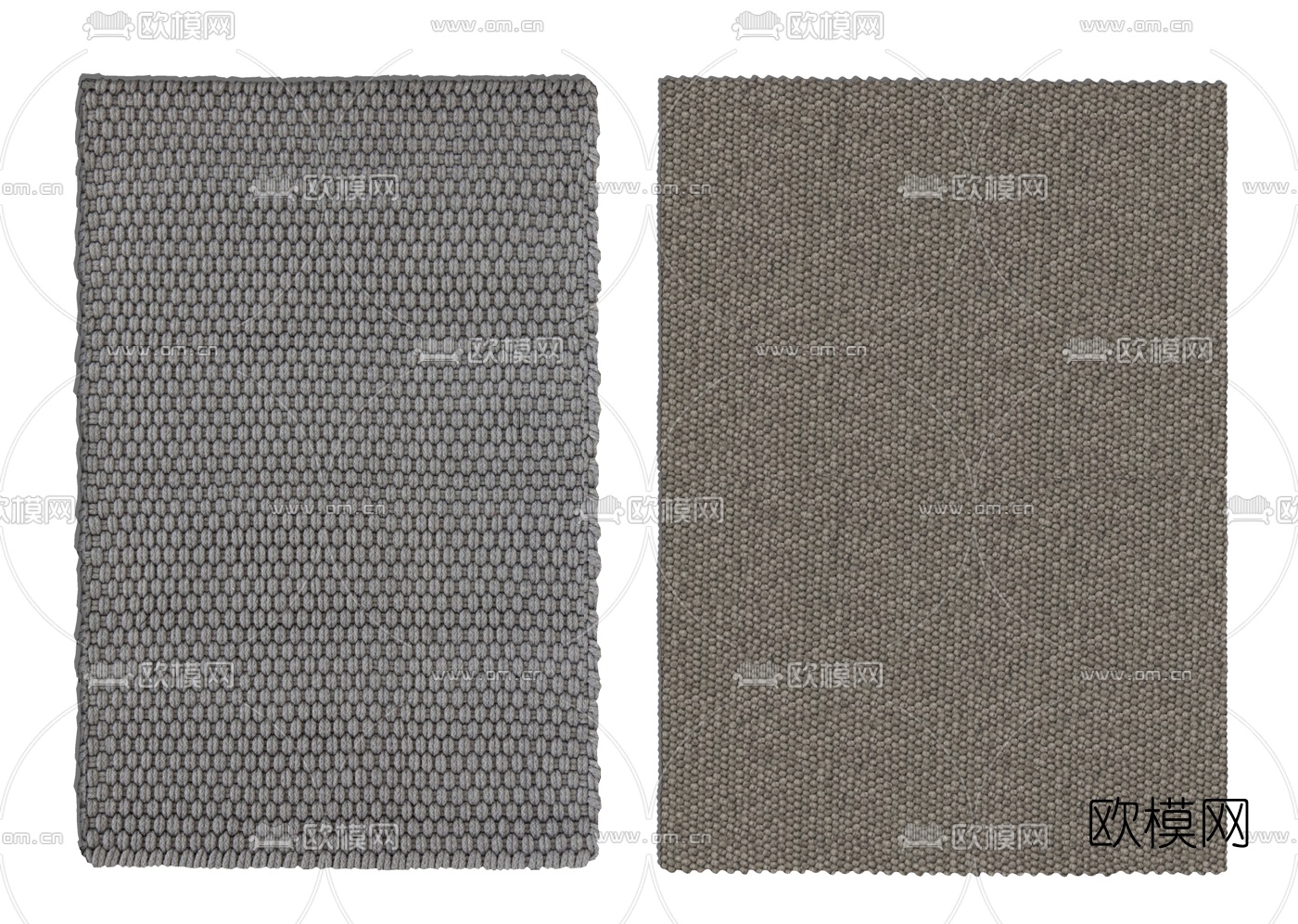 现代编织地毯su模型下载（渲染图2）