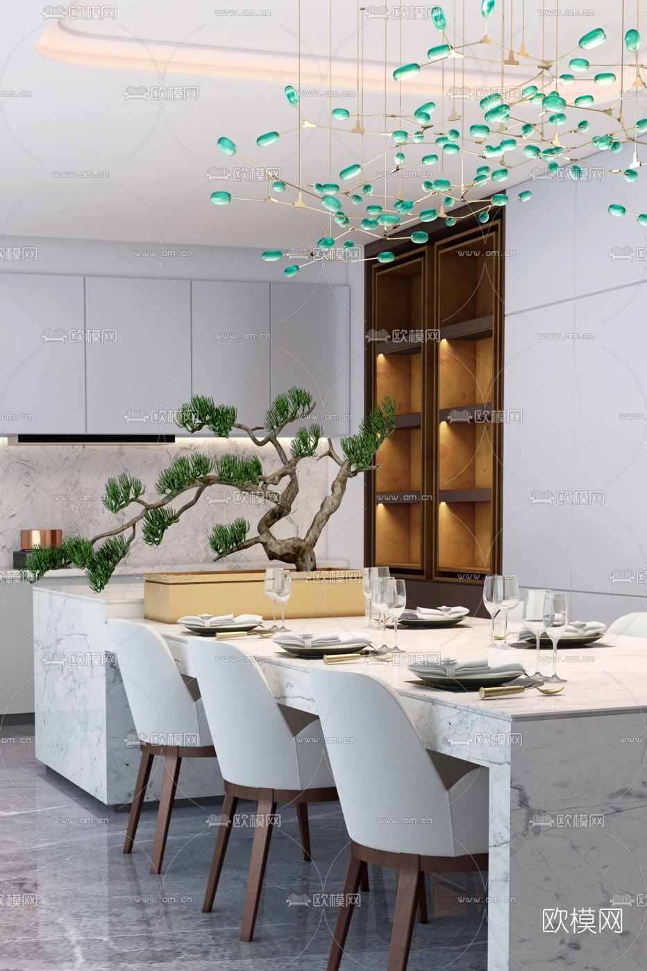 梁建国设计新中式3D模型下载