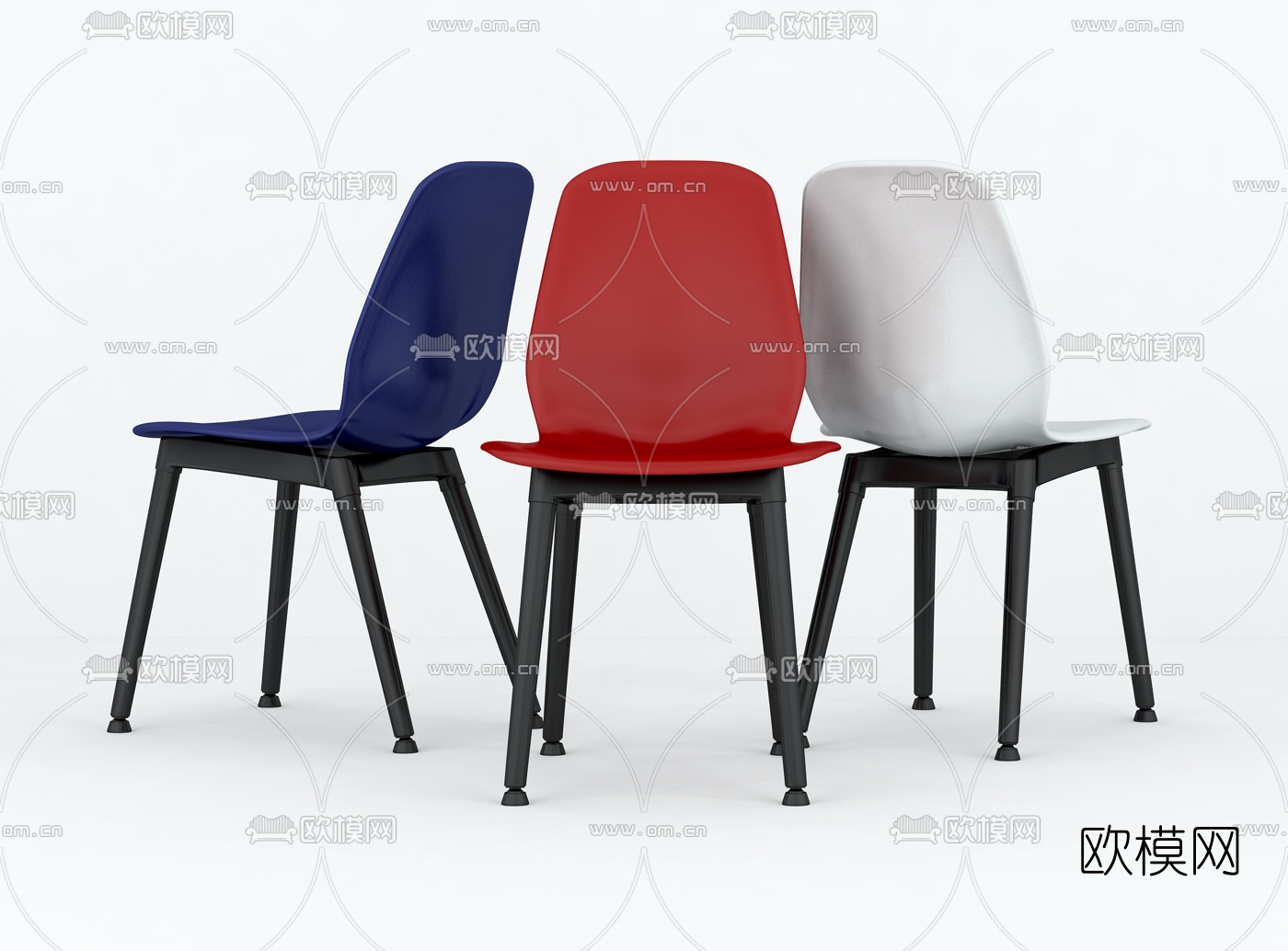 现代单椅3d模型