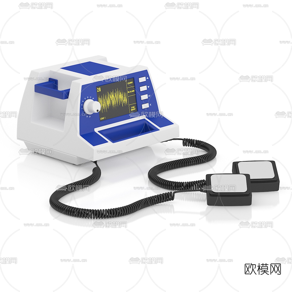 现代医疗器械3d模型