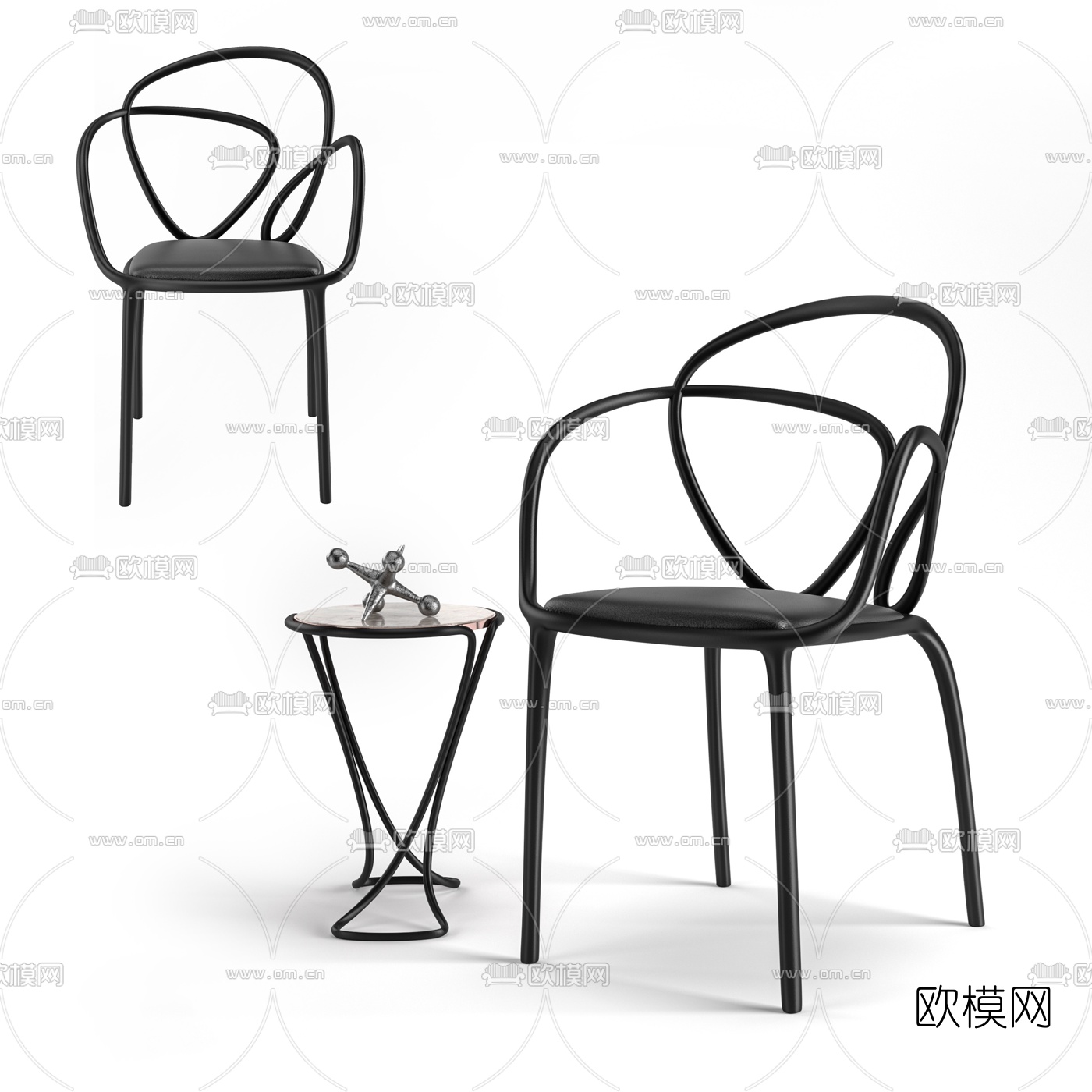 现代单椅3d模型