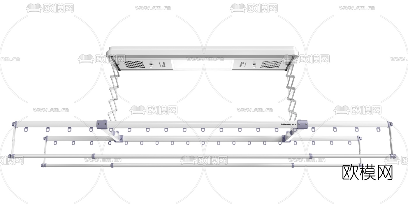 现代自动升降晾衣架3d模型