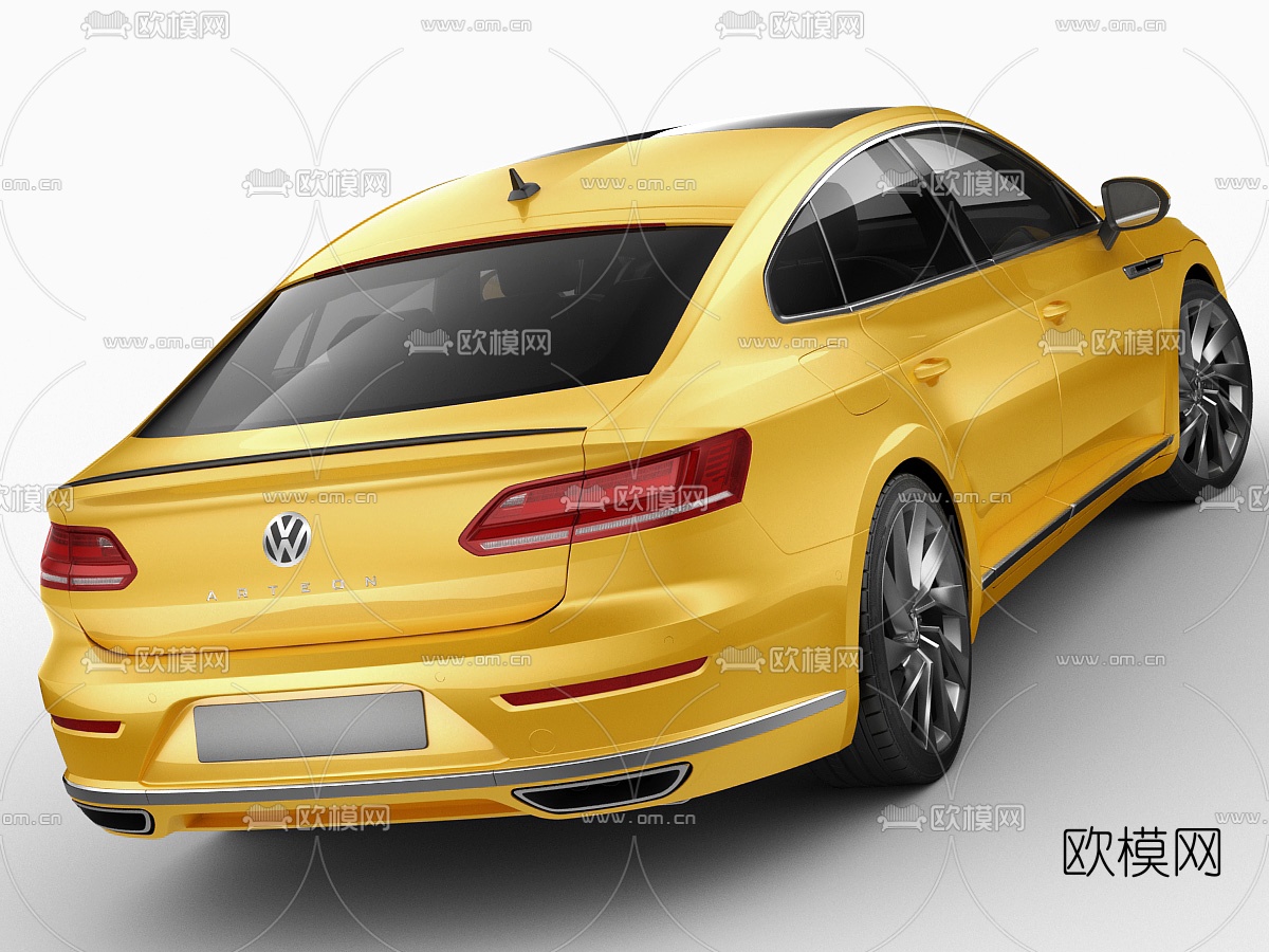 现代大众轿车3d模型
