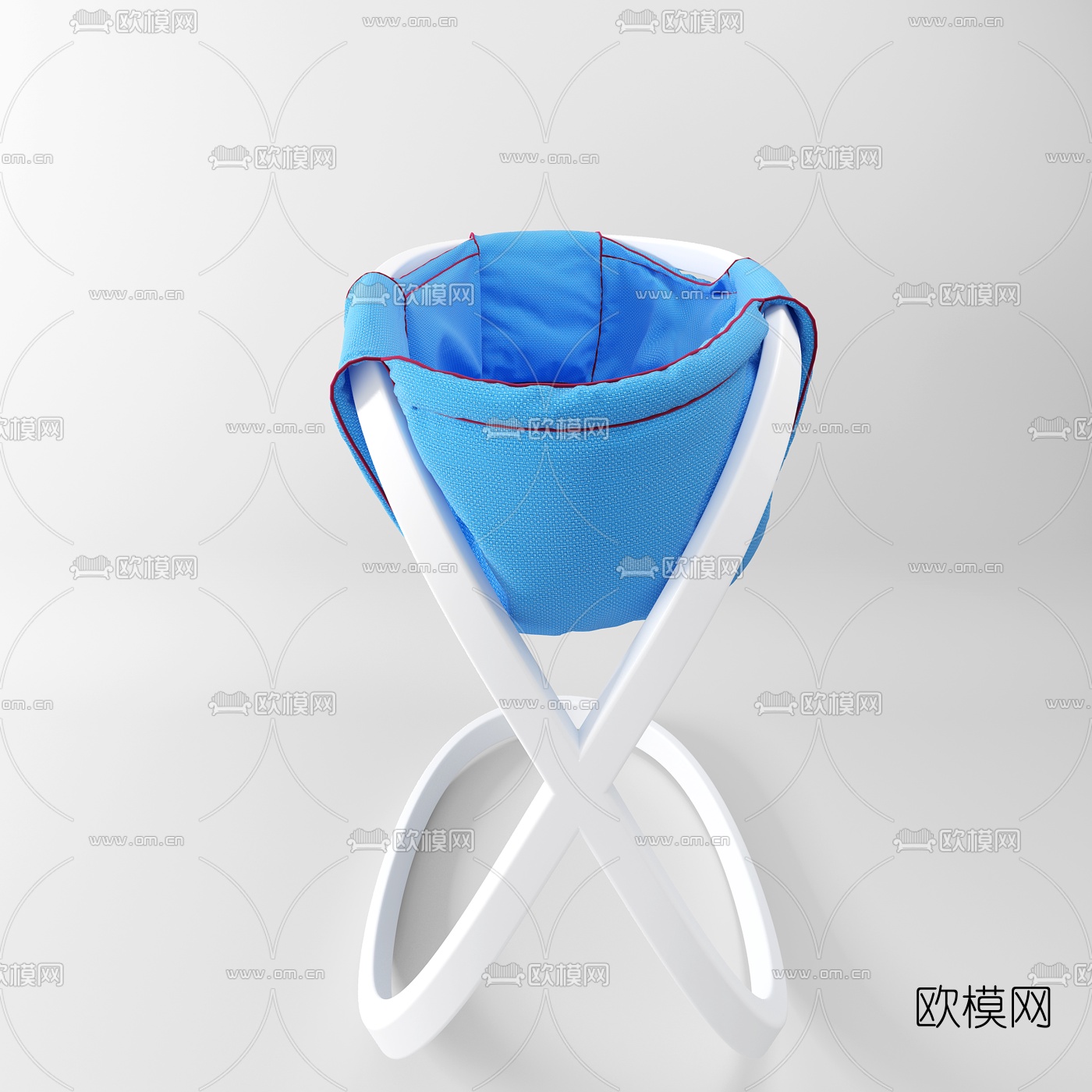 现代婴儿床3d模型