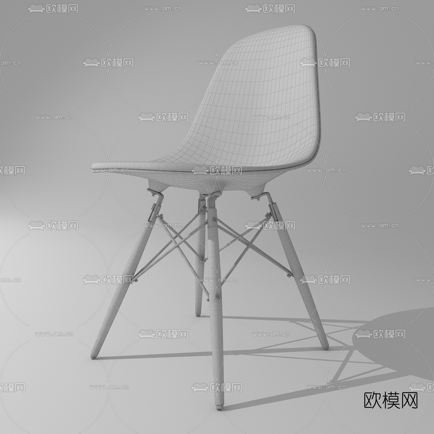 现代单椅3D模型
