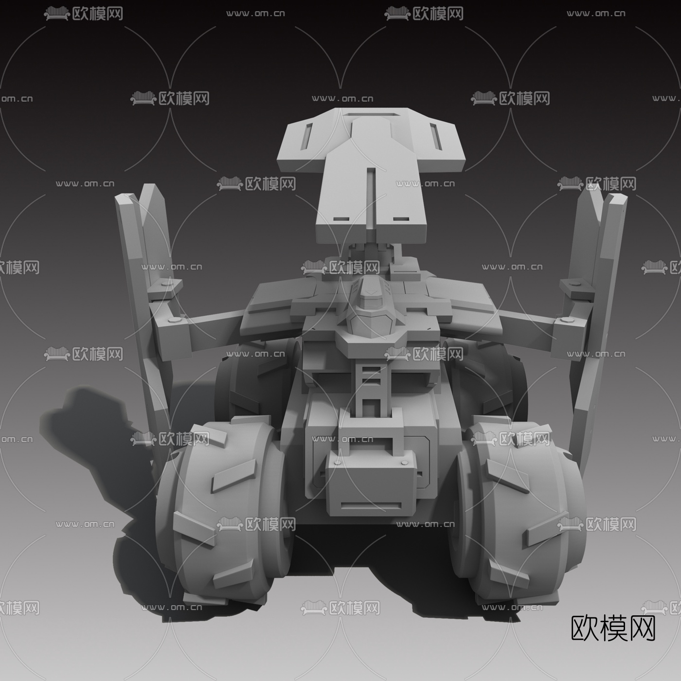 现代机器人3D模型