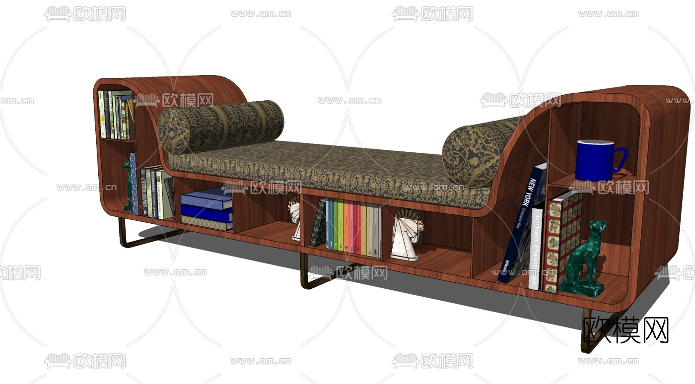 现代多功能休闲沙发免费su模型下载（渲染图1）