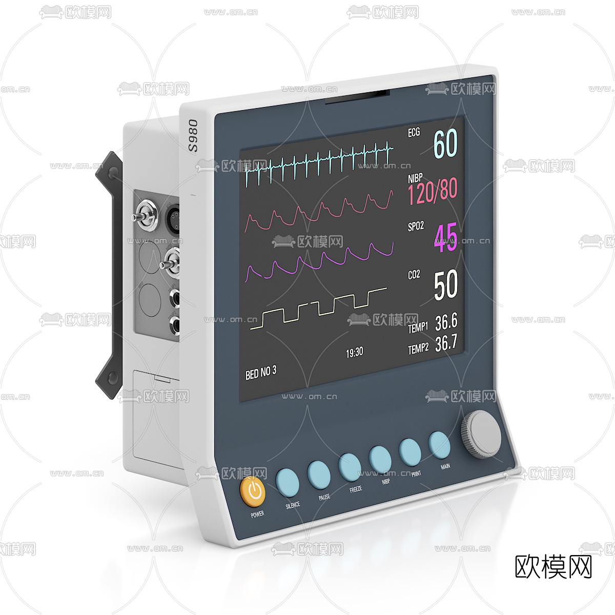 现代医疗器械3d模型
