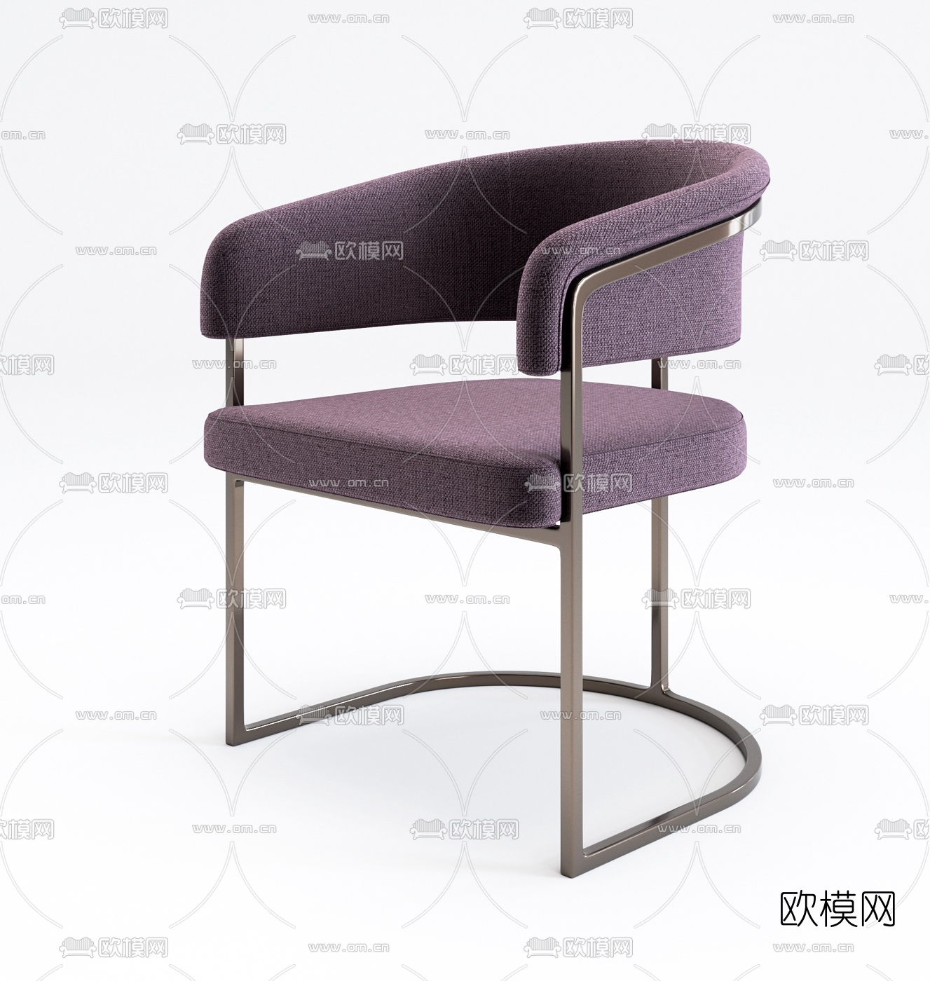 意大利Visionnaire现代餐桌椅组合3D模型下载（渲染图2）