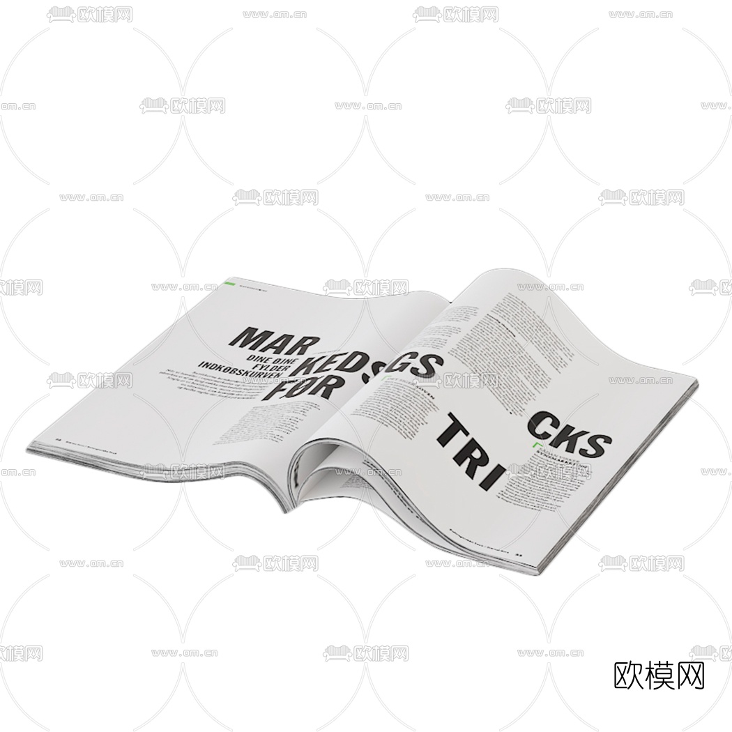现代书籍3d模型