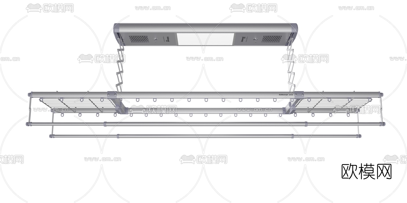 现代自动升降晾衣架3d模型