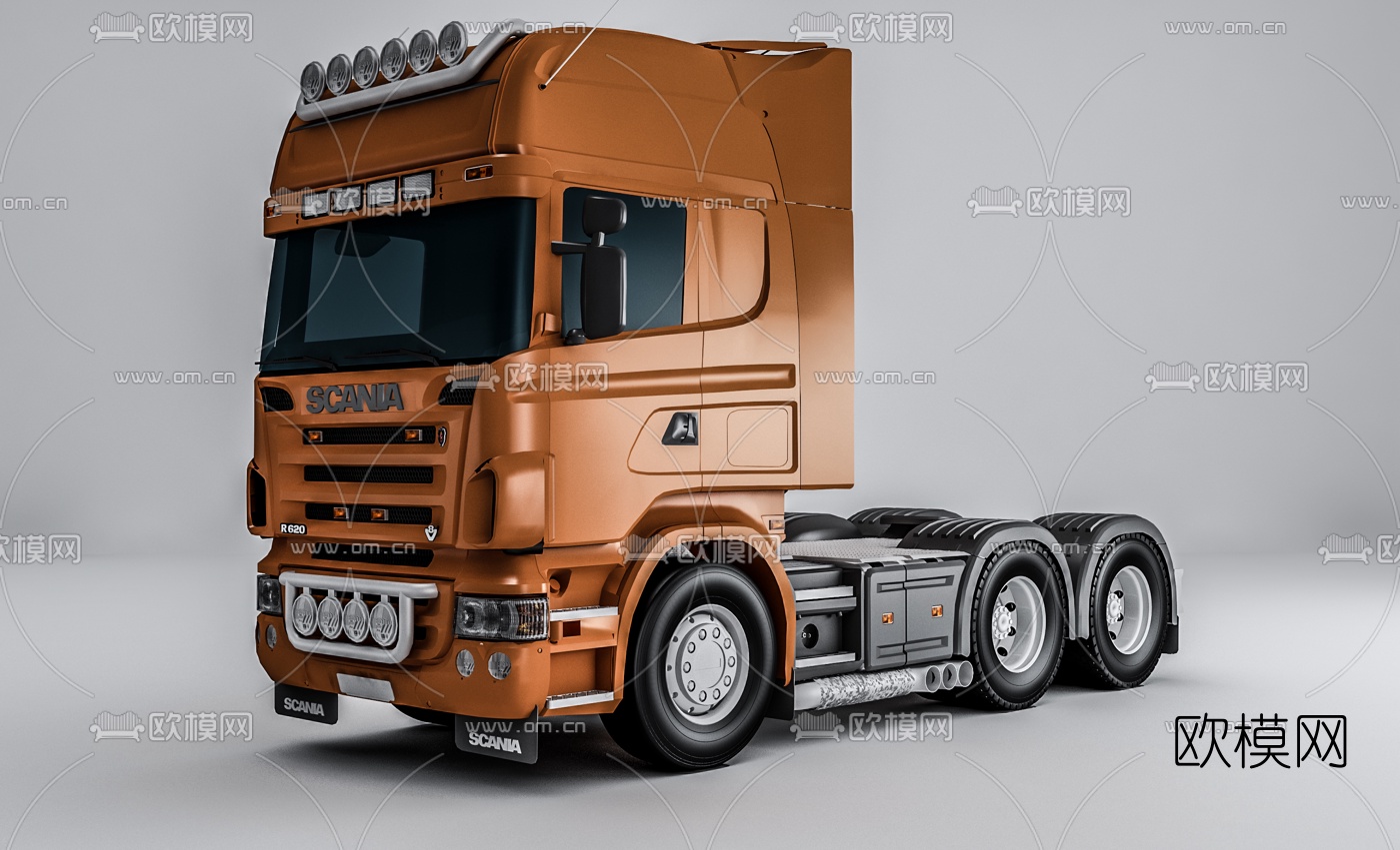 现代卡车车头3d模型下载