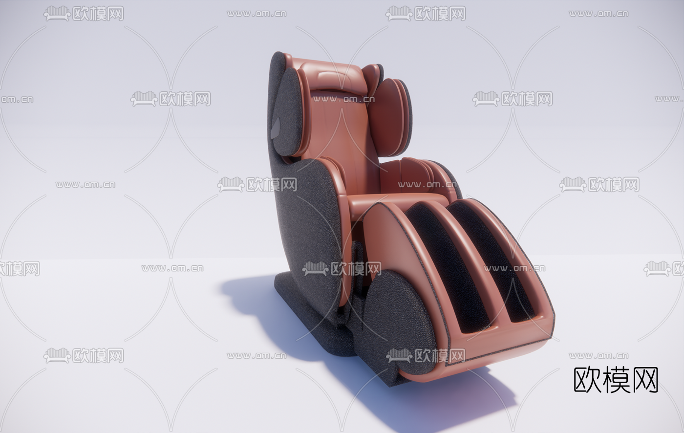 现代按摩椅su模型下载（渲染图1）