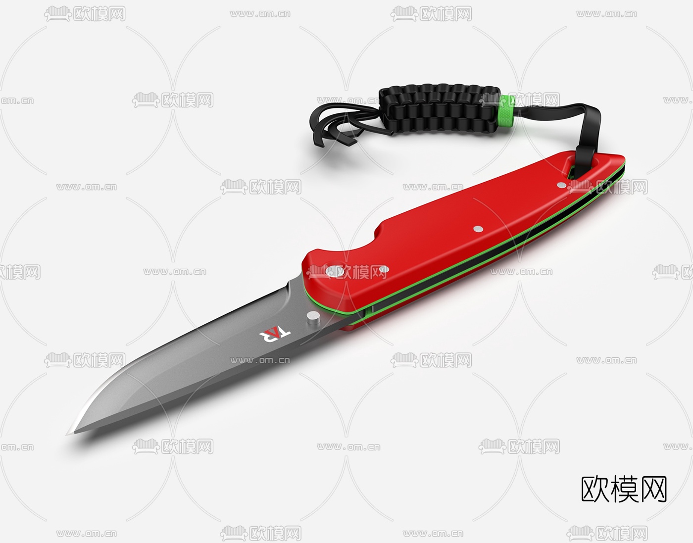 现代军用匕首3d模型下载