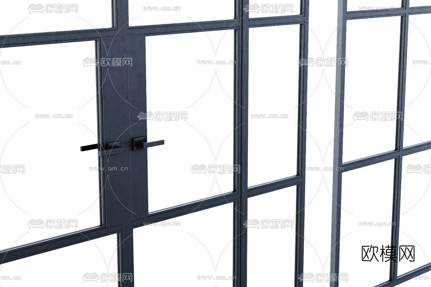 现代门窗3d模型