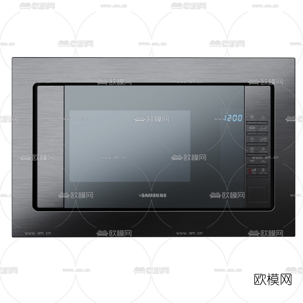 现代冰箱微波炉3d模型
