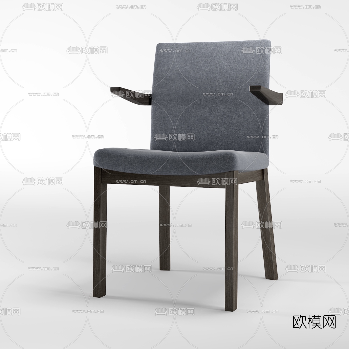 现代休闲单椅组合3D模型下载（渲染图4）