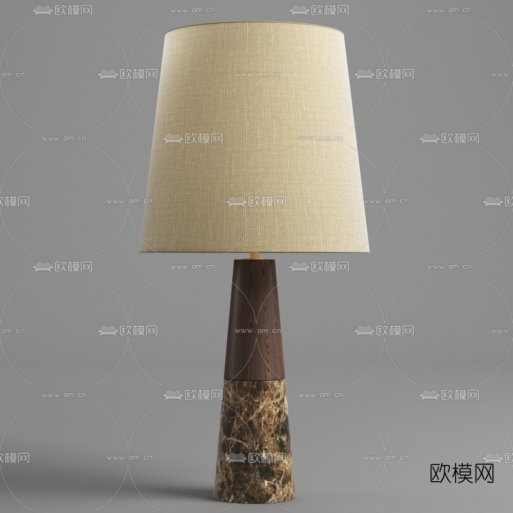 现代简约台灯3d模型