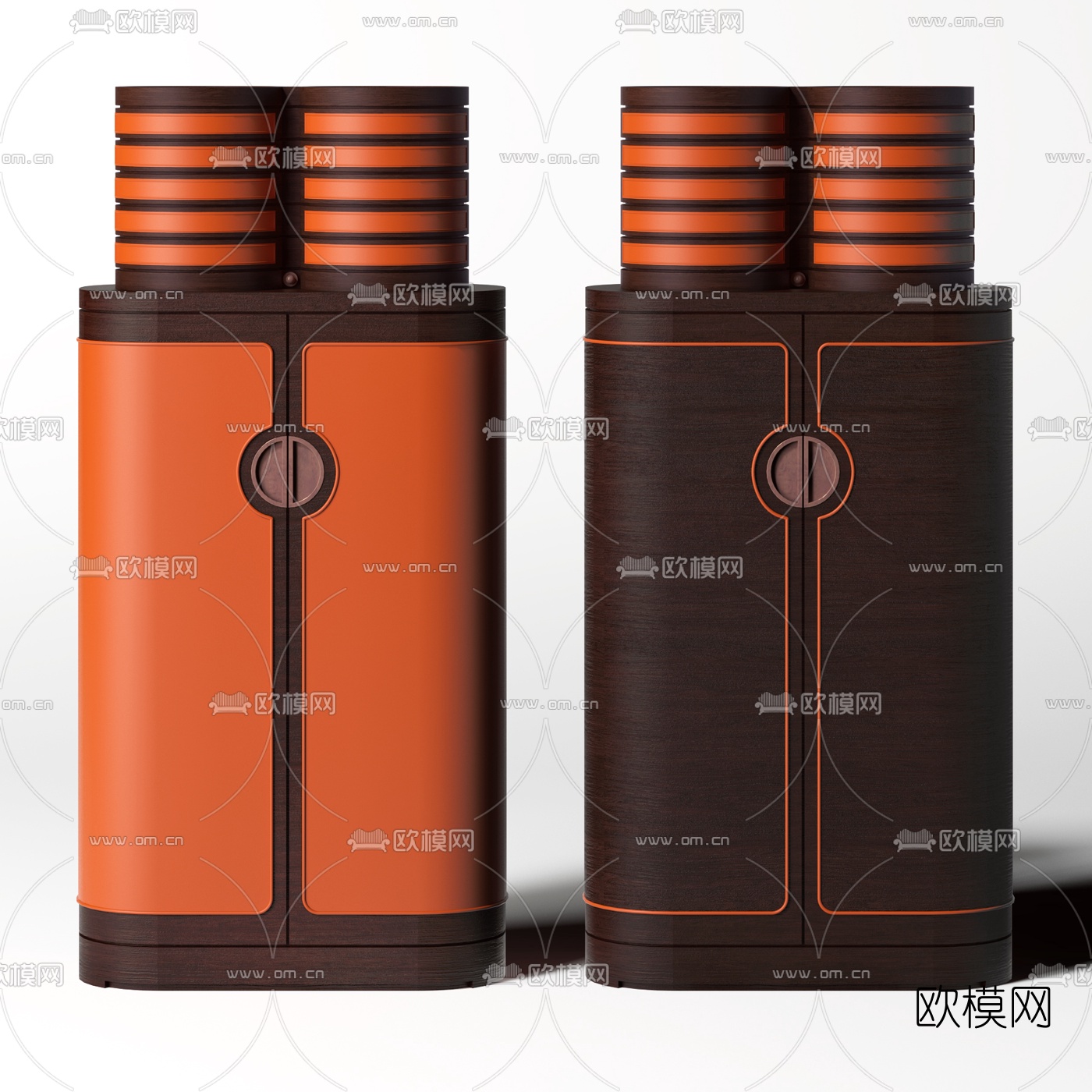 意大利DIMENSIONE CHI WING LO®品牌 新中式实木边柜3d模型