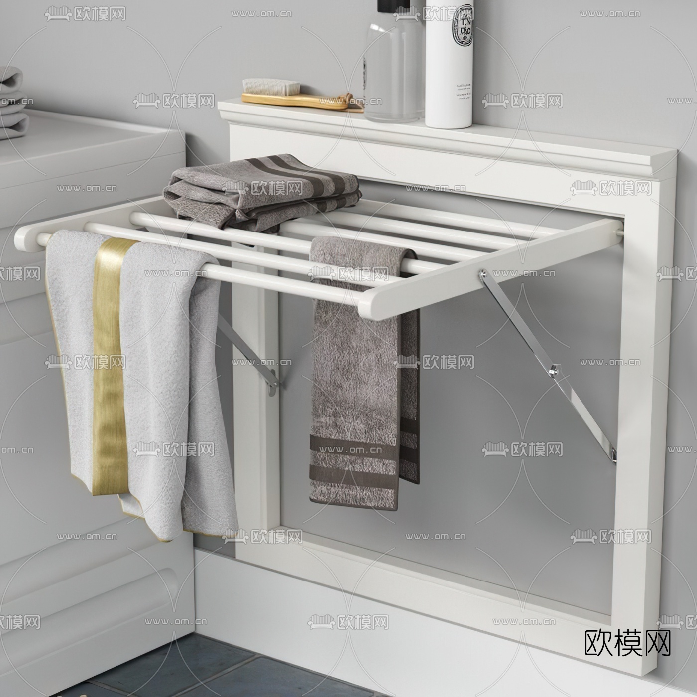 简欧浴室柜3d模型