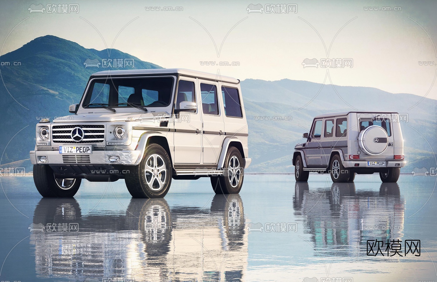 现代奔驰汽车3d模型下载