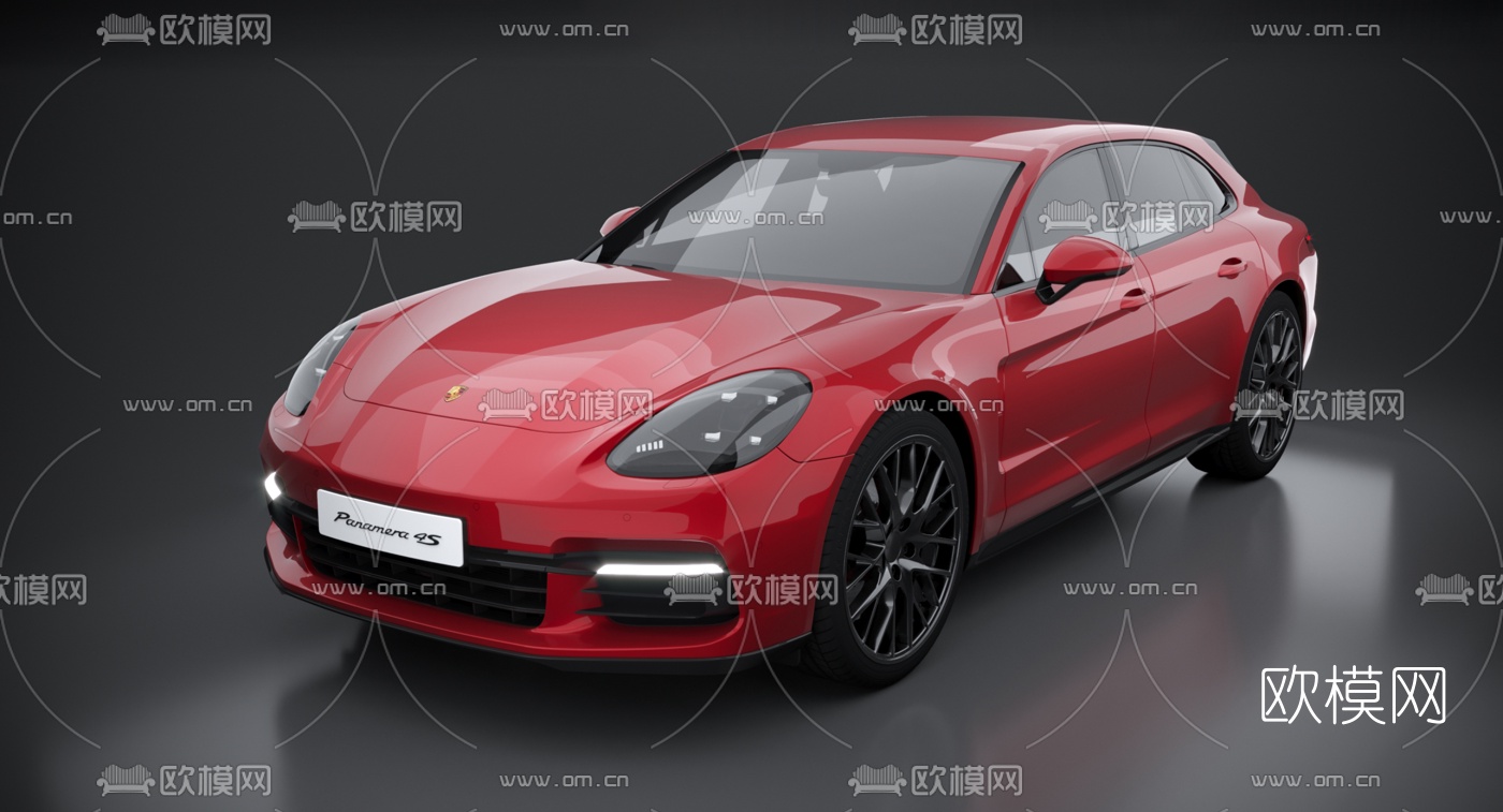 现代保时捷panamera3d模型