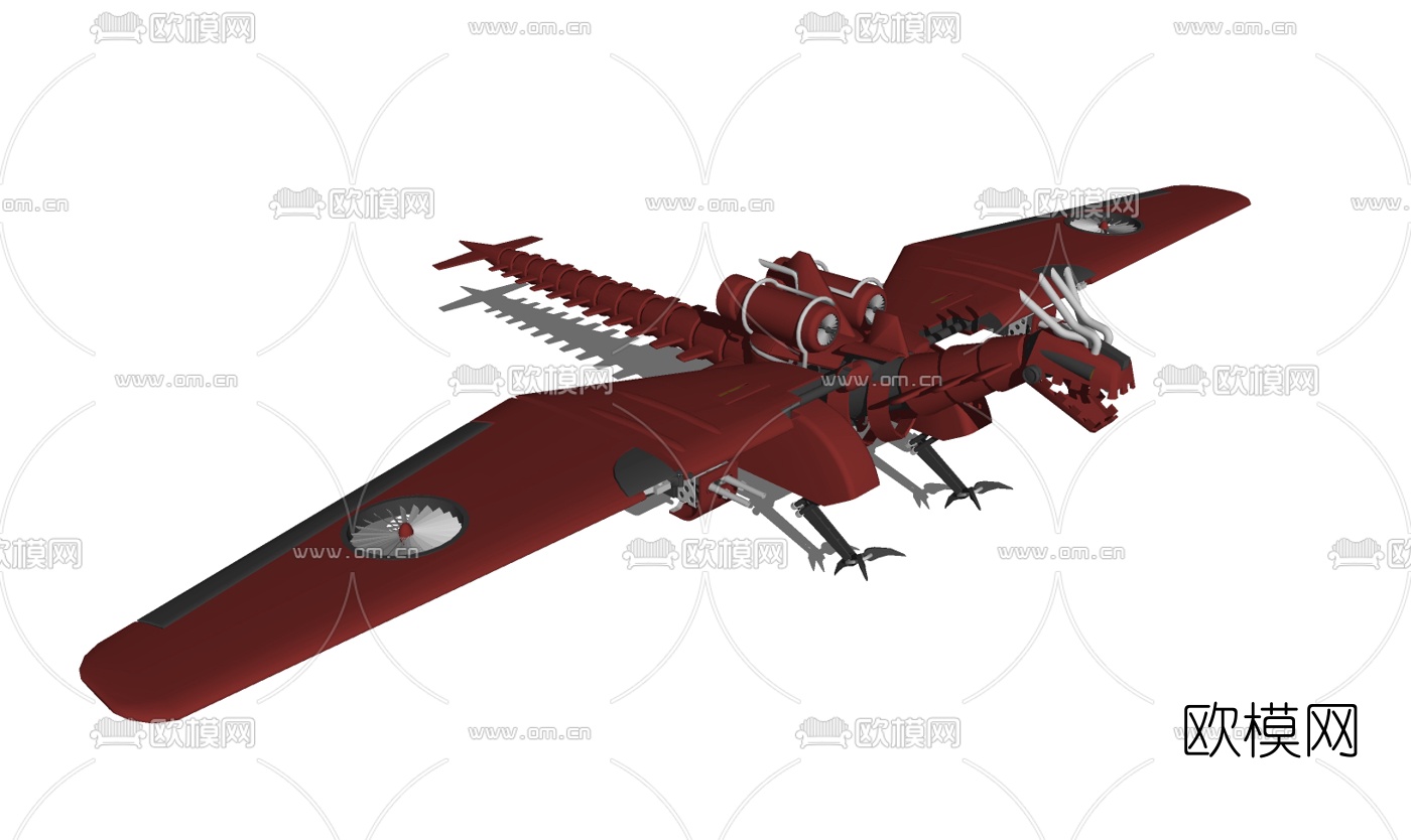 现代机器飞龙免费su模型下载