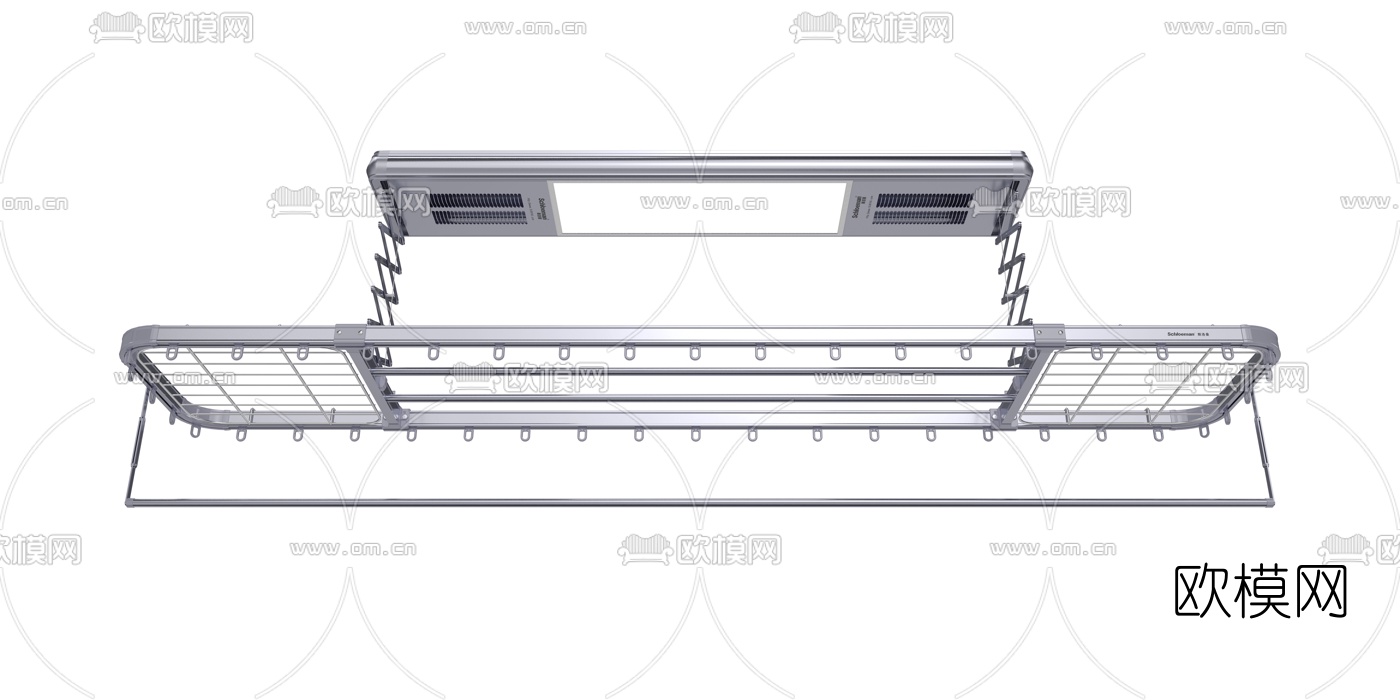现代自动升降晾衣架3d模型