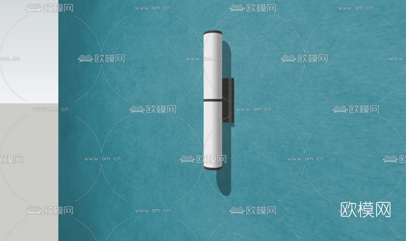 现代玻璃壁灯免费su模型下载