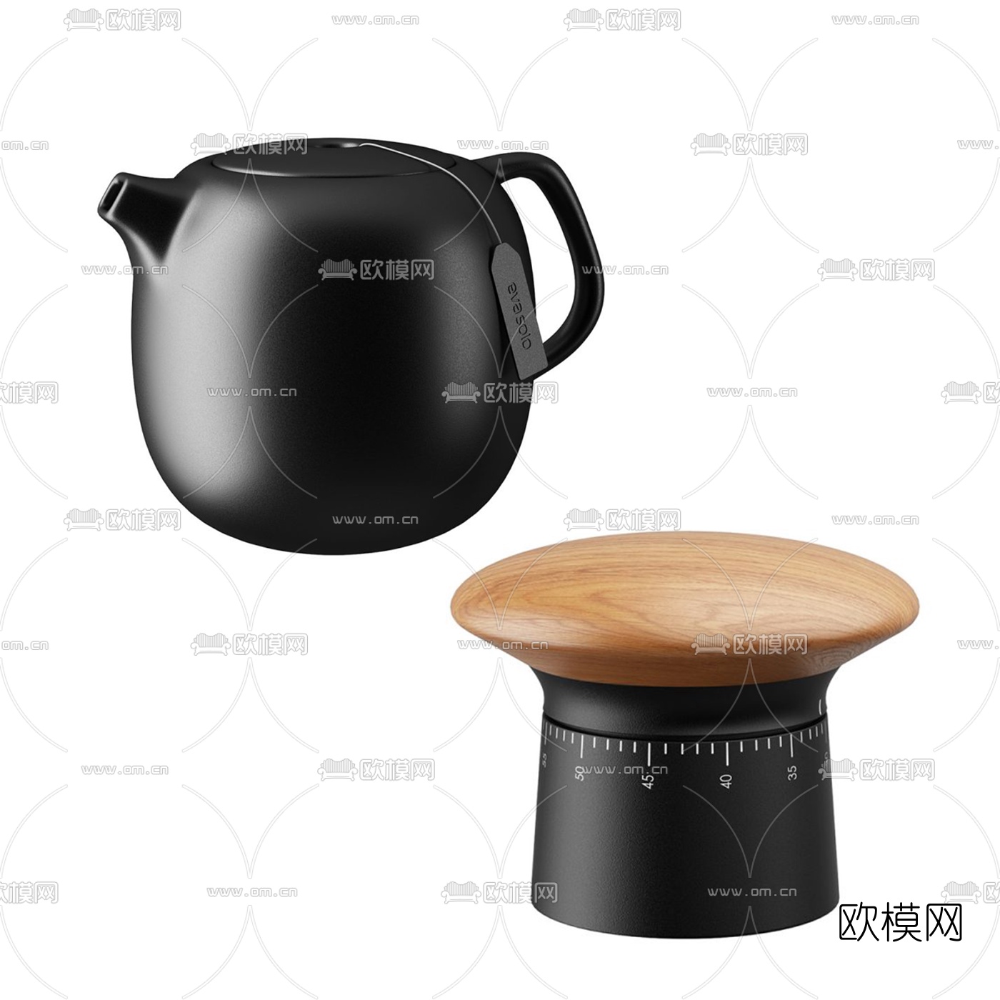 北欧茶壶3d模型下载