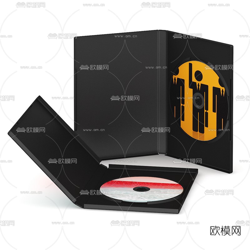 现代碟片3d模型