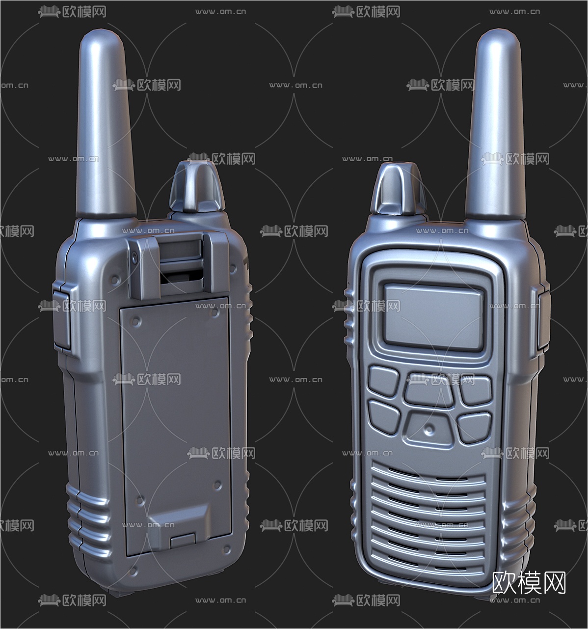 现代Midland对讲机3d模型