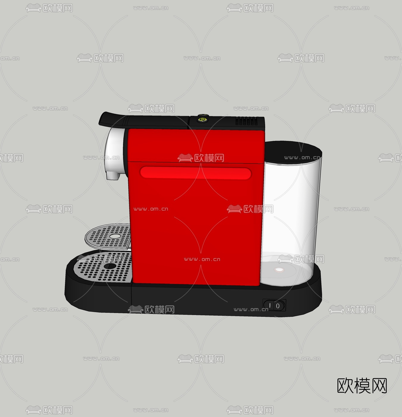 现代咖啡机免费su模型下载