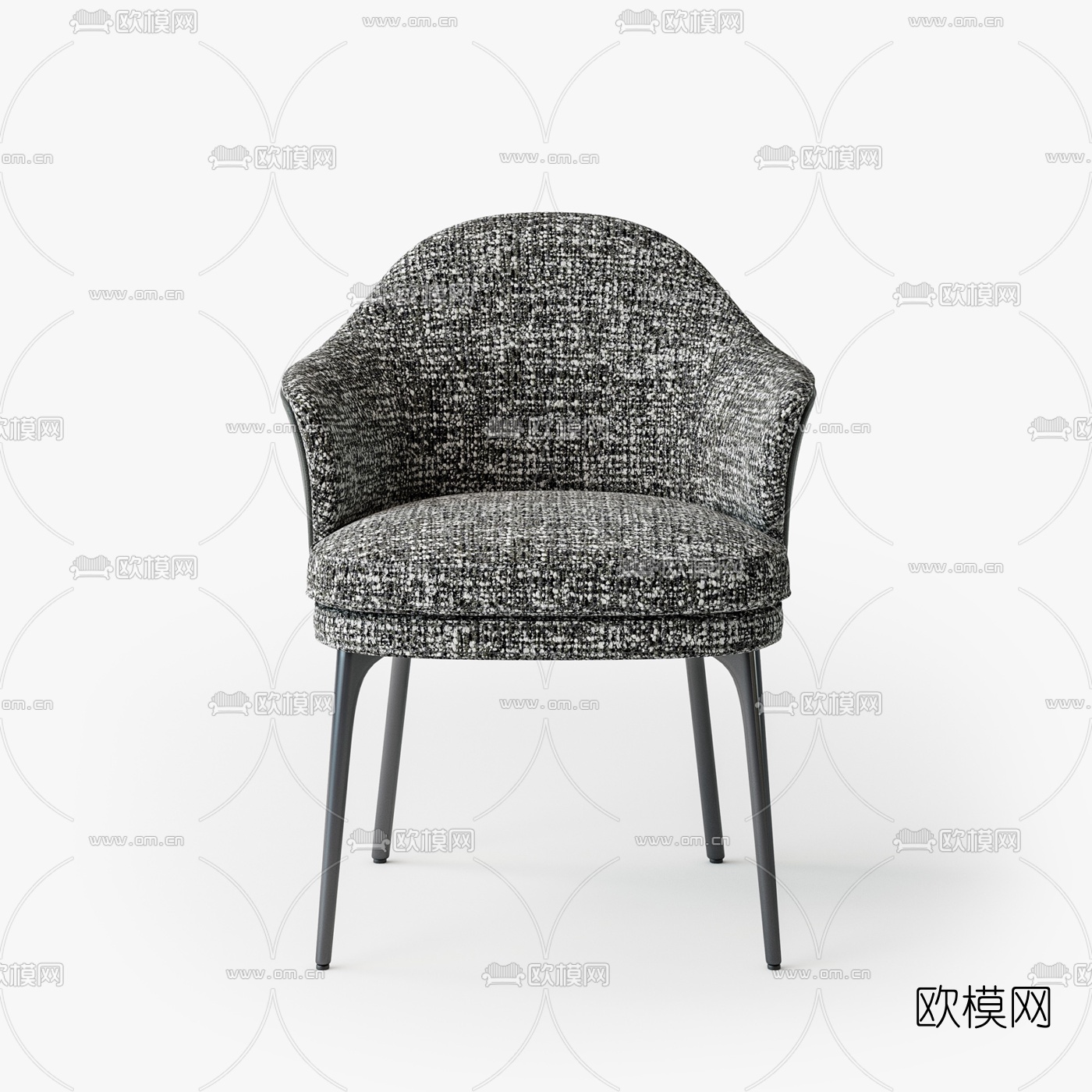 Minotti米洛提现代布艺单椅3d模型下载（渲染图7）