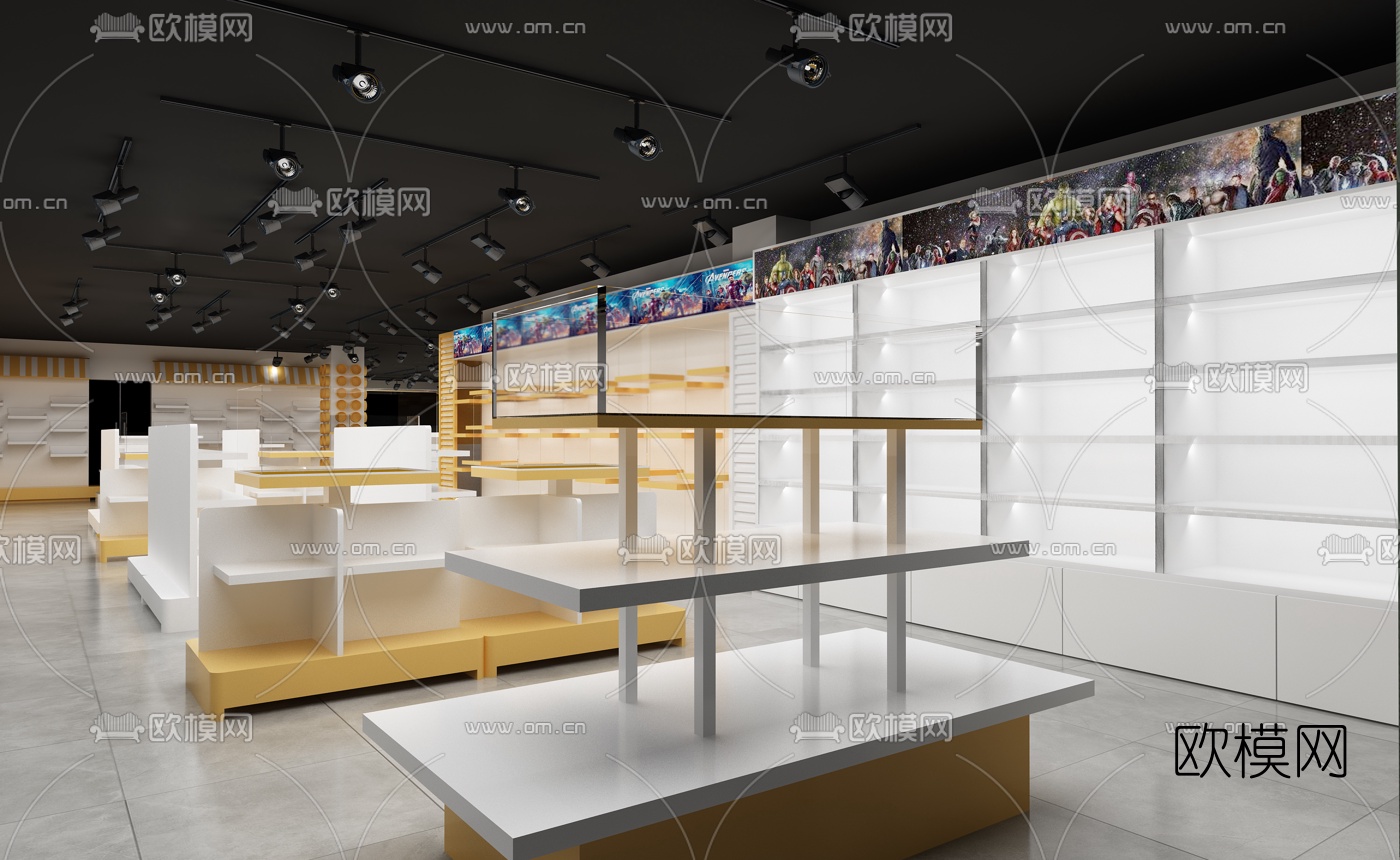 工业风玩具店免费3d模型